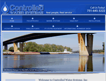 Tablet Screenshot of controlledwater.com